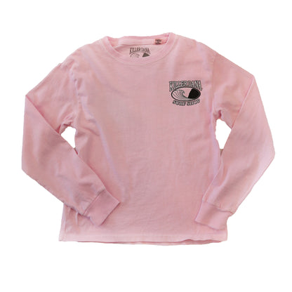 Youth Wave L/S Tee Pink